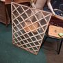 Antique 19th Century Cast Iron Diamond Pattern Window Image 3