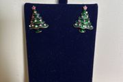 Christmas tree earrings