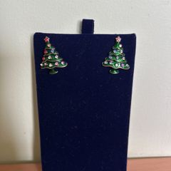 Christmas tree earrings