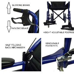 Wheelchair - Lightweight - Attendant-Propelled