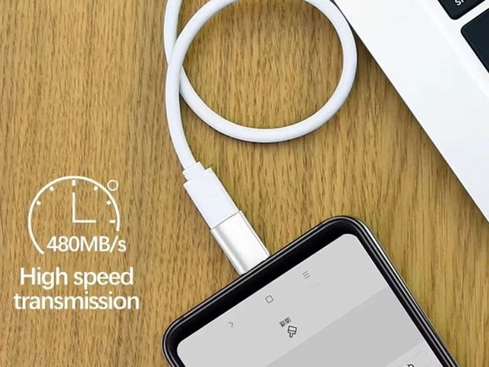 USB C to 8 Pin Adapter Fast Charging Data Sync for iPhone 15