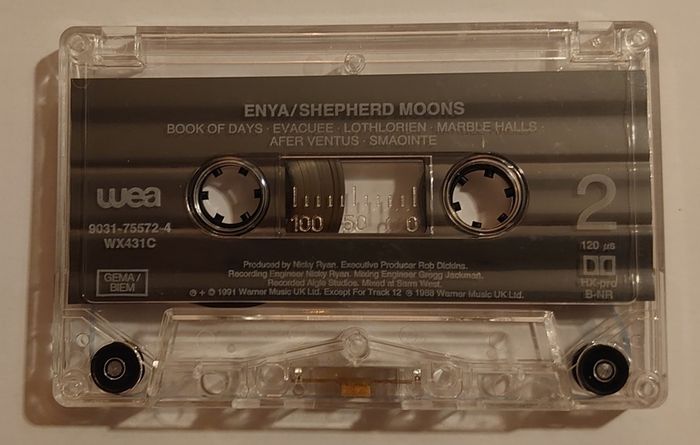 Enya - Shepard Moons - Cassette-