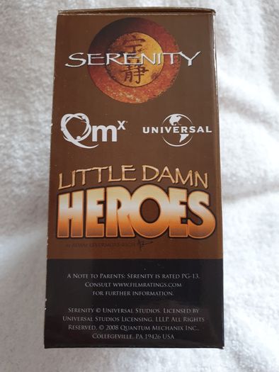 Very Rare Serenity Little Damn Heroes Malcolm Reynolds Firefly QMX Maquette Hand Painted