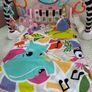 Fisher-Price Glow and Grow Kick & Play Piano Baby Gym Pink Image 2