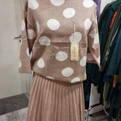 blouse with skirt