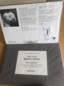 Brand new John Lewis Egyptian Cotton Pillow Cases