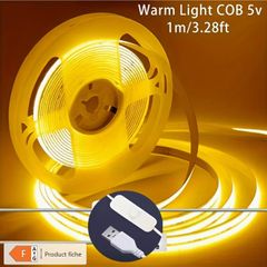 LED Strip Lights with Warm Light And Switch