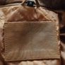 Mens Tan leather Echtes Leder biker style jacket size M heavy FREEPOST Image 5