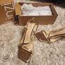 Linzi gold strappy sandals Image 2