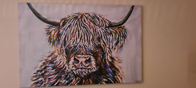 Wrapped canvas painting