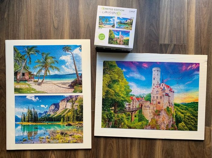 Trefl Limited Edition Landscapes Jigsaws x3 - BANK HOLIDAY FUN