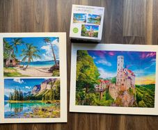 Trefl Limited Edition Landscapes Jigsaws x3 - BANK HOLIDAY FUN
