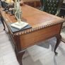 Antique Mahogany Partners Desk Image 5