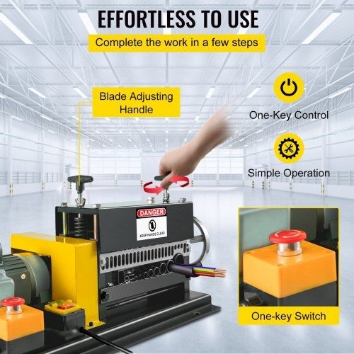 400w Electric Wire Stripping Machine 15 38mm Portable Automatic Wire ...