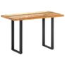 Dining Table 120x60x76 cm Solid Reclaimed Wood Image 10