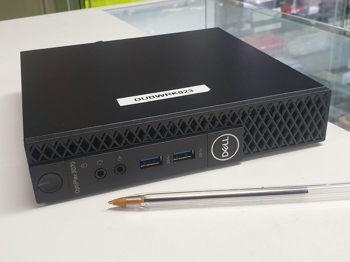 Dell OptiPlex 3070 Micro Form Factor PC i3-9100T (9th Gen) 3.1 GHz 8GB 500GB HDD + 128GB SSD Windows 11 Pro (Built in WiFi)