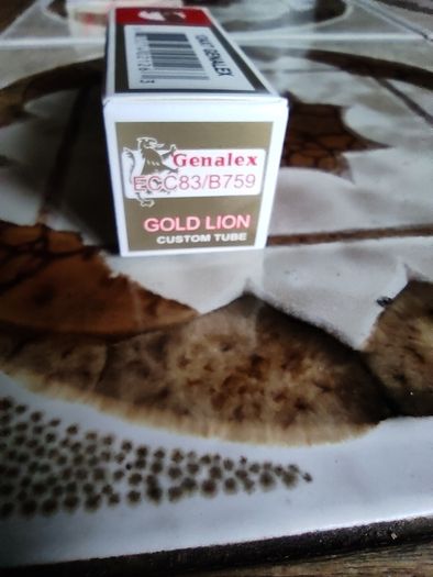 Gold Line 12AX7 Genalex Custom Tube