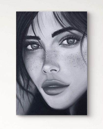 Original oil painting on canvas board