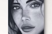 Original oil painting on canvas board