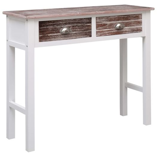 Console Table Brown 90x30x77 cm Wood