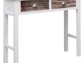 Console Table Brown 90x30x77 cm Wood