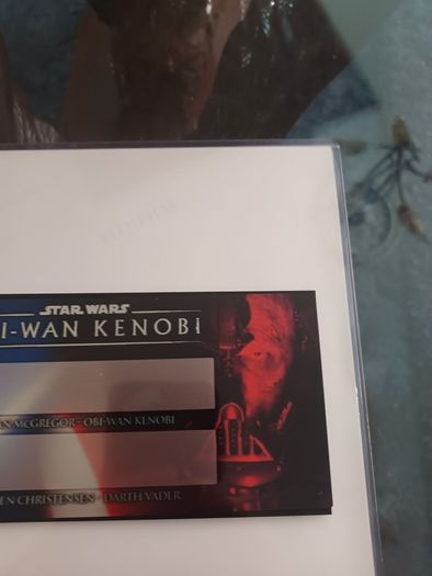 star wars autograph plaque