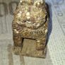 Old Hand-Carved Soapstone Chinese Guardian Lion, Foo Dog or Shishi. It features traditional undercutting techniques, Expertly carved with a movable ball in its mouth Postage Available or Collection Image 2