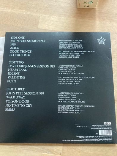 The Sisters of Mercy BBC Sessions 1982 - 1984