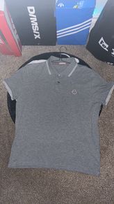 Moncler Contrast Rib Classic Collar Polo Small