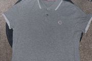 Moncler Contrast Rib Classic Collar Polo Small