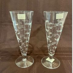 Pair of Waterford Jasper Conran Rain Long Drinks glasses