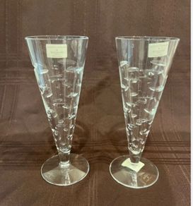 Pair of Waterford Jasper Conran Rain Long Drinks glasses