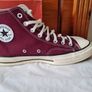 converse chuck Taylor 70 hi tops Size 9.5 eu 43 beetroot canvas in excellent condition Image 7