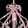 Ceiling Lamp with Beads Pink Round E14 Image 4