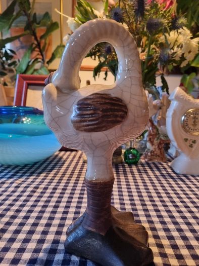 Funny Pottery Figure of a Duck