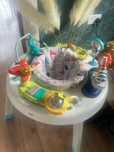 Baby standing activity table