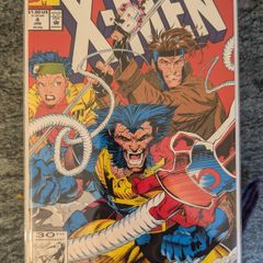 X-Men #4 Jan 1992 -1st Appearance of Omega Red!