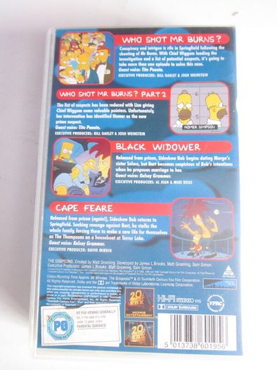 Simpsons Bundle DVD's/VHS's