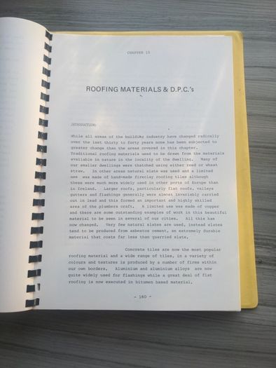 Vintage Building Advanced Course Notes