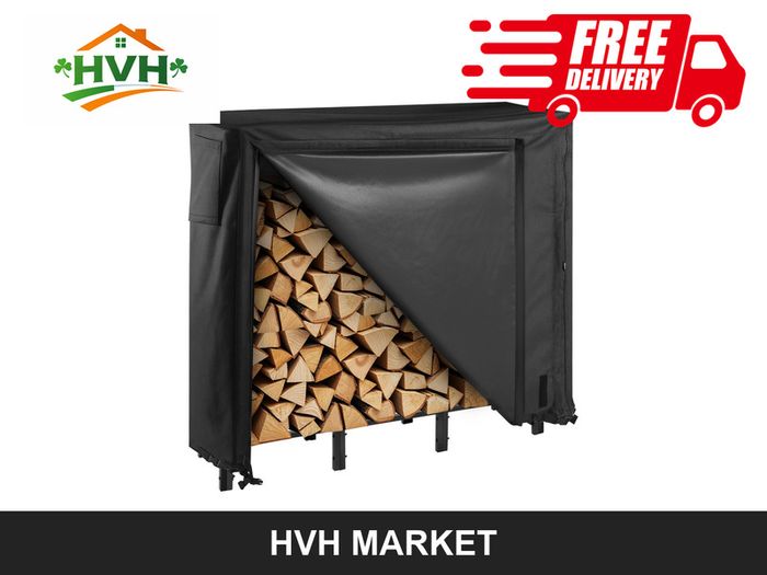 Covered Firewood Rack 122cm - 1/4 Cord