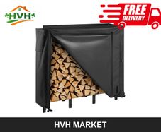 Covered Firewood Rack 122cm - 1/4 Cord