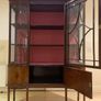 Antique Edwardian  inlaid Rosewood and mahogany  library bookcase Image 5