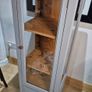 Pine glass display cabinet Image 3