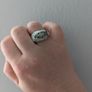 silver old vintage ring Image 4