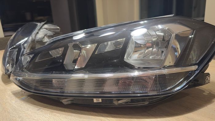 VW Golf MK7.5 Halogen Headlights OEM Pair 2017-2021