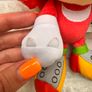 Sonic The Hedgehog Knuckles Plush Soft approx. 20 cm. Used Please see photos Image 6