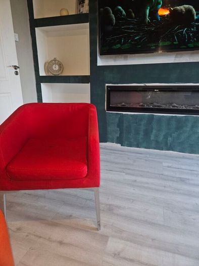 Italian chairs and footstool