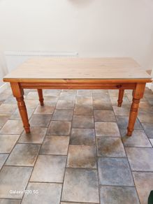 Pine dining table