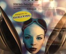Old School Philips Stereo Corded Headphones