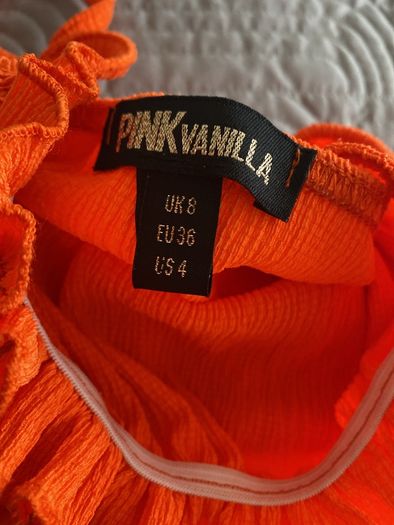 Pink Vanilla - Orange Dress - Size 8
